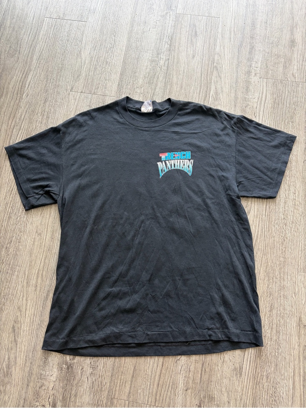 Black Graphic Tee with NHL ‘Panthers' Chest Logo